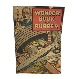 Vintage 1974 BF Goodrich Company Wonder Book of Rubber Paper Color Comic Book
